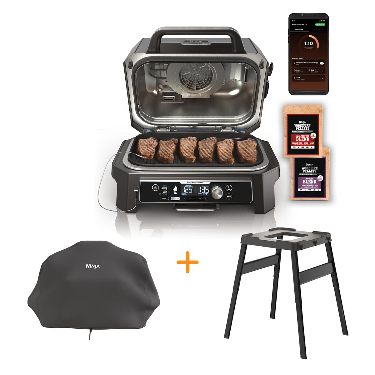 Ninja Woodfire Pro Connect™ XL Outdoor Grill & Smoker