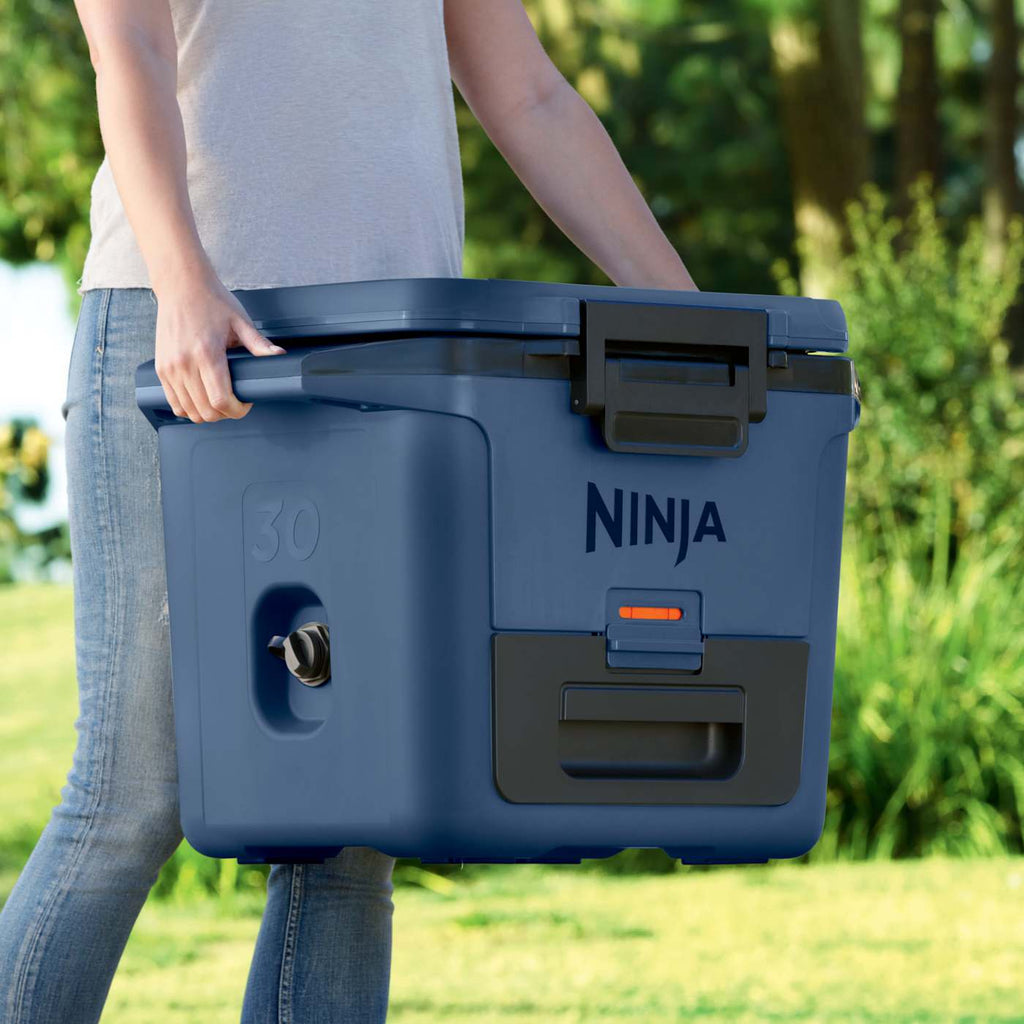 Ninja Woodfire Grill & Smoker and Ninja FrostVault™ 30qt Cooler Bundle