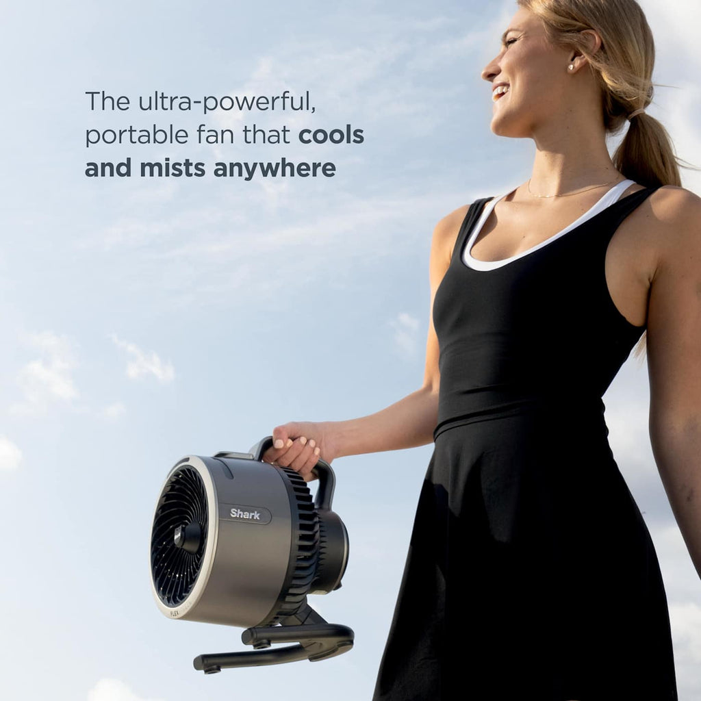 Shark™ FlexBreeze™ HydroGo™ Misting Portable Fan, Quartz