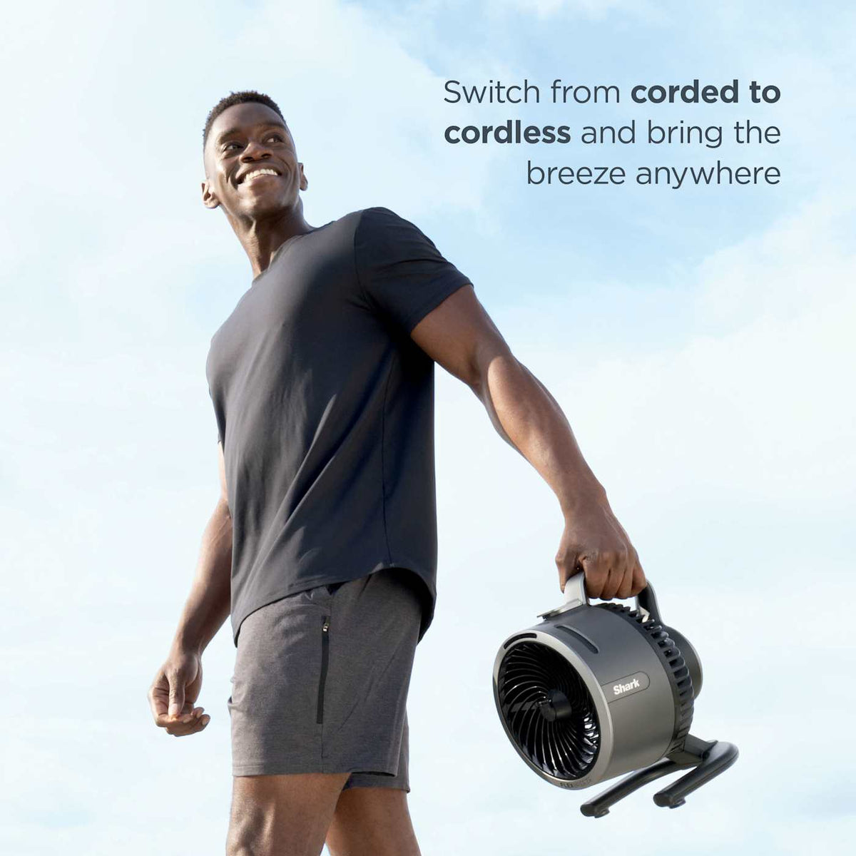 Shark™ FlexBreeze™ HydroGo™ Misting Portable Fan, Quartz