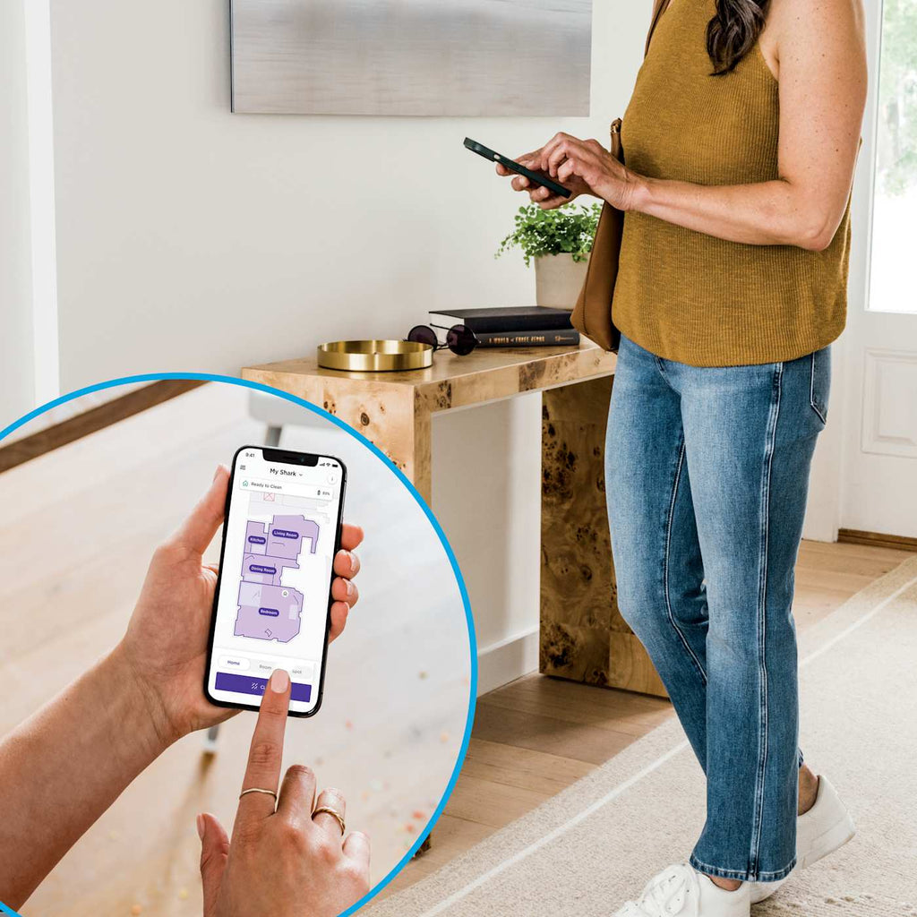 Shark Matrix™ Robot Vacuum for Carpets and Hardfloors with Self-Cleaning Brushroll and Precision Mapping