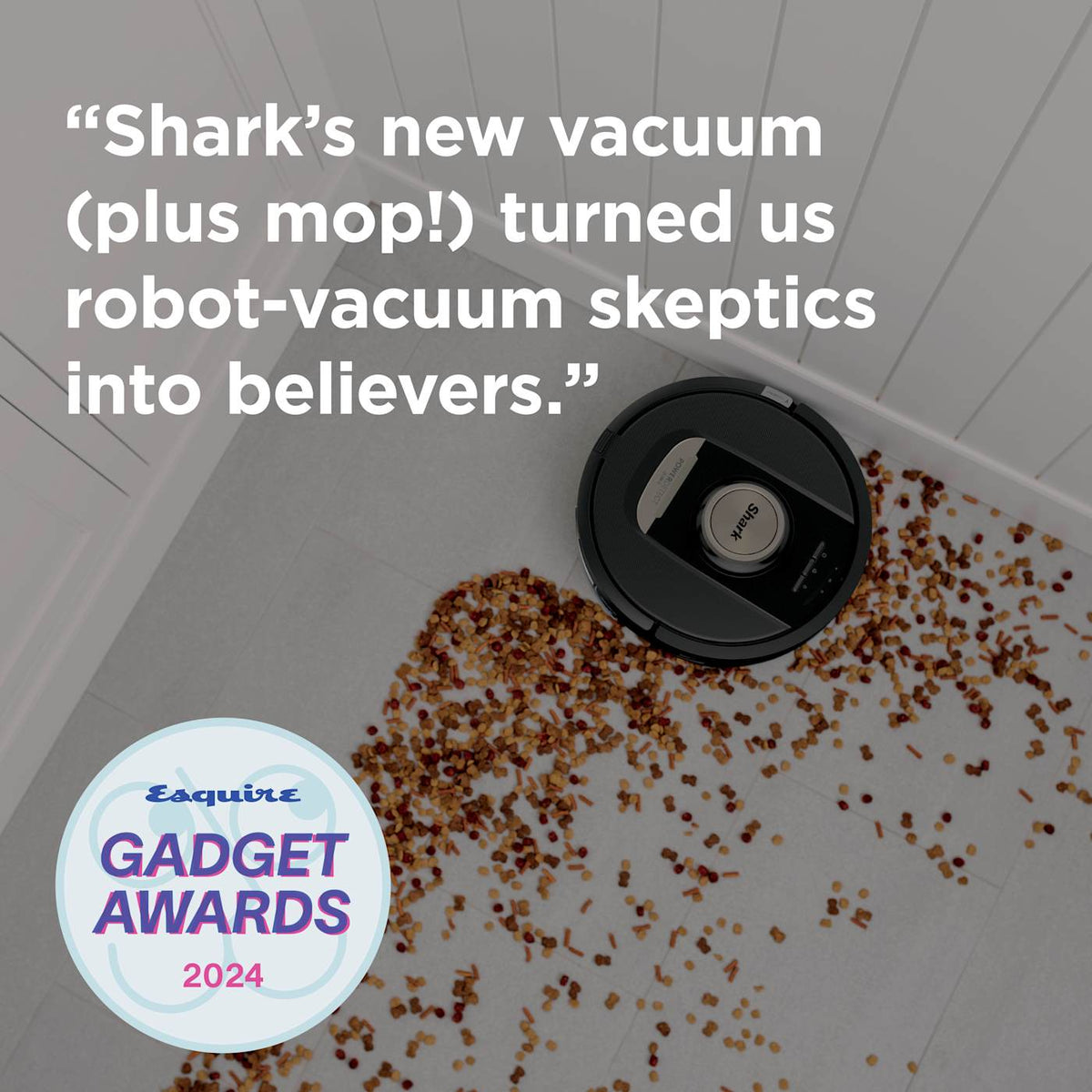 Shark PowerDetect™ Robot Vacuum and Mop and NeverTouch™ Base