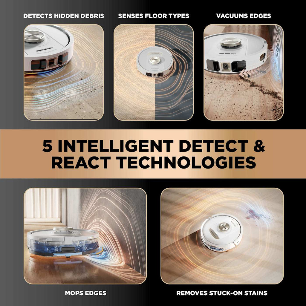 Shark PowerDetect™ 2-in-1 Robot Vacuum and Mop with NeverTouch™ Pro Base