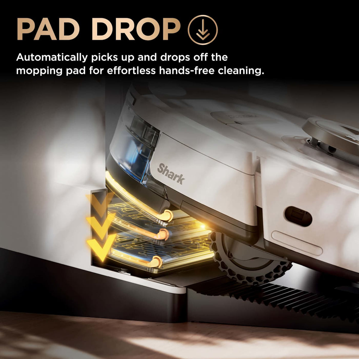 Shark PowerDetect™ 2-in-1 Robot Vacuum and Mop with NeverTouch™ Pro Base