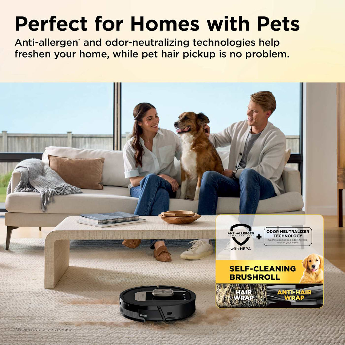 Shark PowerDetect™ ThermaCharged Robot Vacuum and Mop
