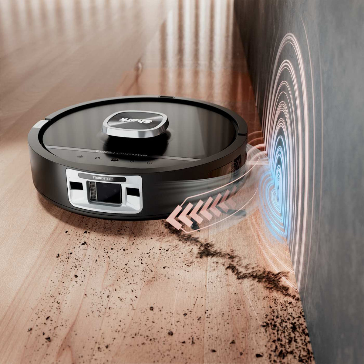Shark® PowerDetect™ UV Reveal™ 2-In-1 Vac & Mop in Black