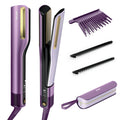Shark SilkiPro™ Straight Wet to Dry Straightener + Rapid Blow Dryer with Travel Case, Plum Satin