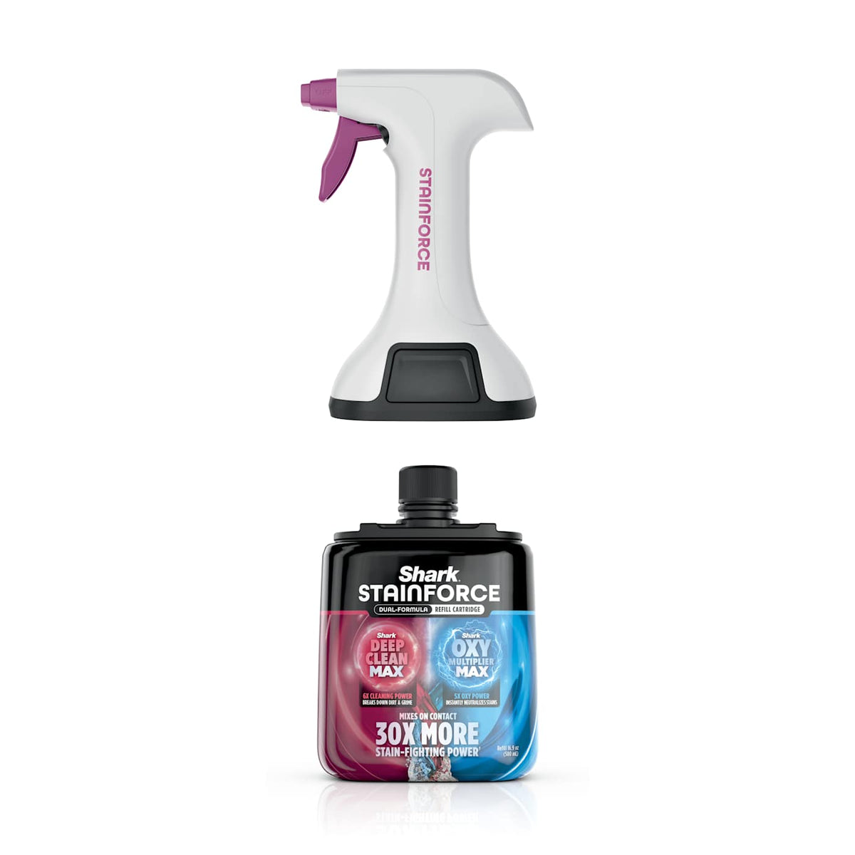 Shark StainForce™ Dual-Formula Refill Cartridge with Reusable Spray Head, 16.9oz
