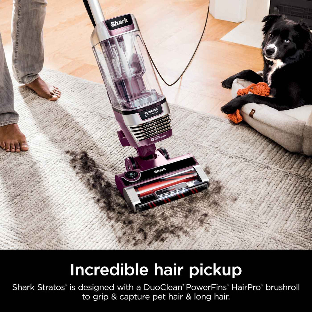 Shark Stratos™ Upright Vacuum with DuoClean® PowerFins™ HairPro™, Powered Lift-Away®, Self-Cleaning Brushroll, and Odor Neutralizer Technology