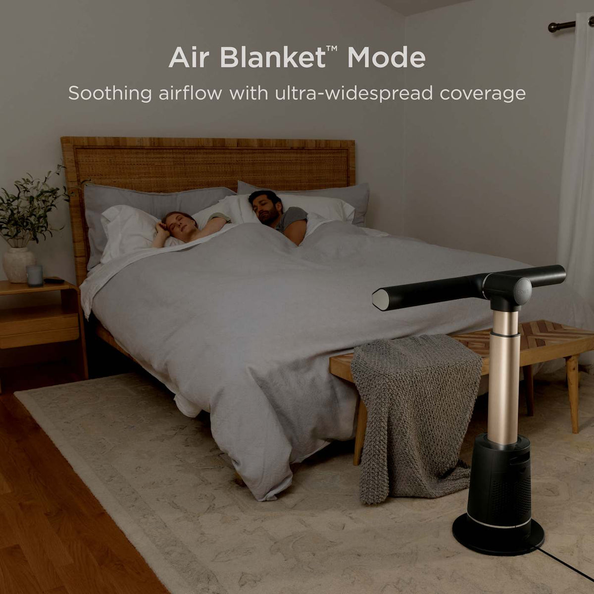 Shark™ TurboBlade™ Ultra-Powerful Bladeless Tower Fan (White)